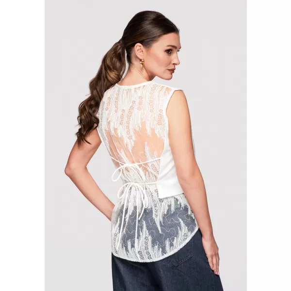  Dámský vesta LARICA OW-VE-E0002 WHITE 