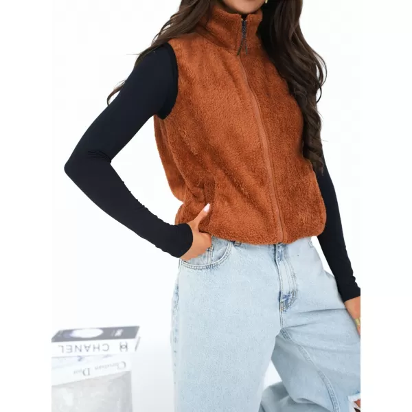  Dámská vesta FACTORY PRICE CS-KZ-BT1031.01 LIGHT BROWN 