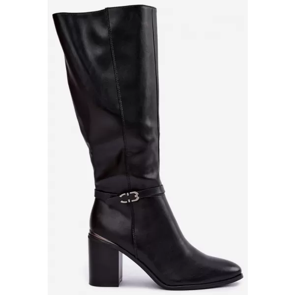  Dámské kozačky SERGIO LEONE KZ-08 BLACK 