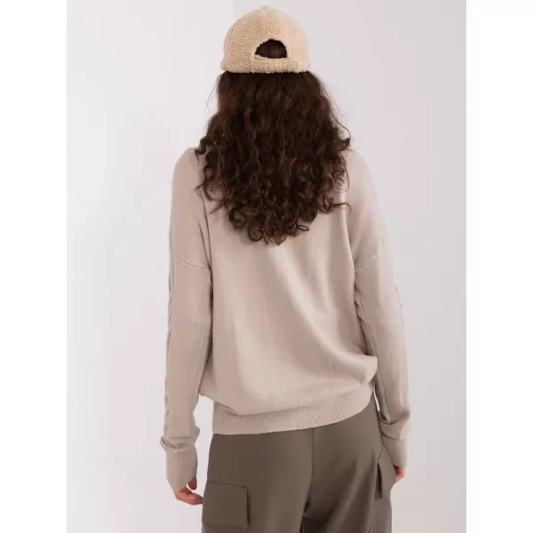  Dámský svetr WOOL FASHION ITALIA AT-SW-2340.43 BEIGE 