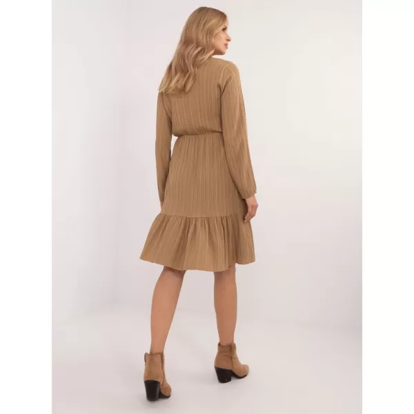  Dámské šaty OCH BELLA TW-SK-BI-CB3331.88 CAMEL 