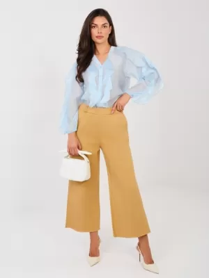 Dámské kalhoty ITALY MODA IT-SP-FL9997.76 CAMEL
