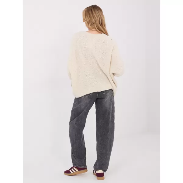  Dámský svetr FACTORY PRICE CH-SW-72981.05P LIGHT BEIGE 