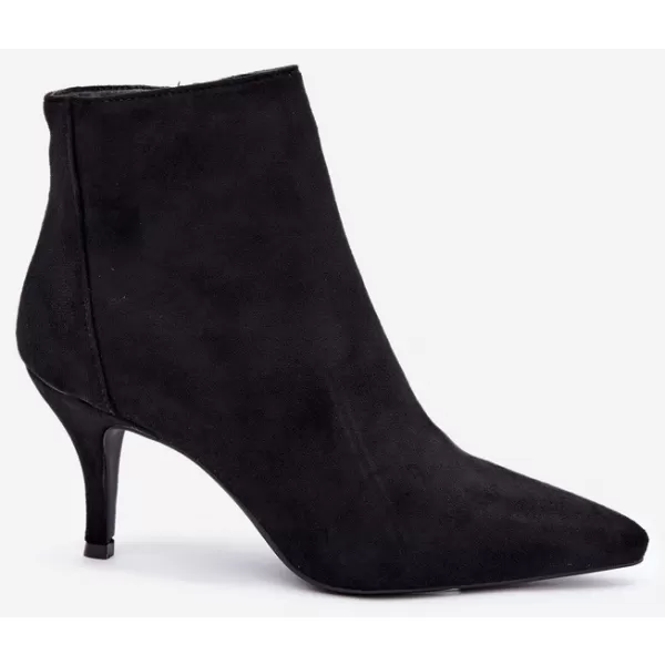  Dámské kotníkové boty BOTO 2905A-1 BLACK MATT 