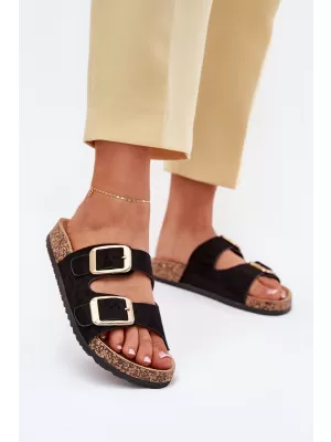Dámské pantofle BOTO 25SD21-8330 BLACK