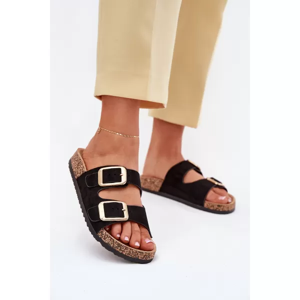  Dámské pantofle BOTO 25SD21-8330 BLACK 