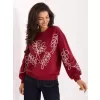 Dámská halenka RELEVANCE RV-BZ-A175.02 BURGUNDY