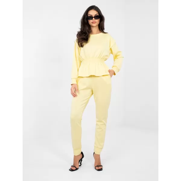  Dámský komplet RUE PARIS IT-KMPL-22239.95 BRIGHT YELLOW 