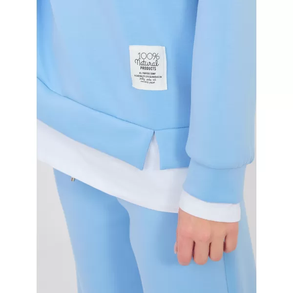  Dámský komplet RUE PARIS IT-KMPL-22230.18 LIGHT BLUE 