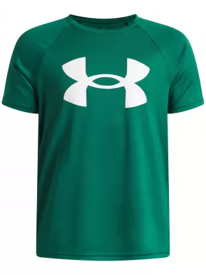 Chlapecké triko UNDER ARMOUR UA TECH BIG LOGO SS 1363283-312 ZELENÁ