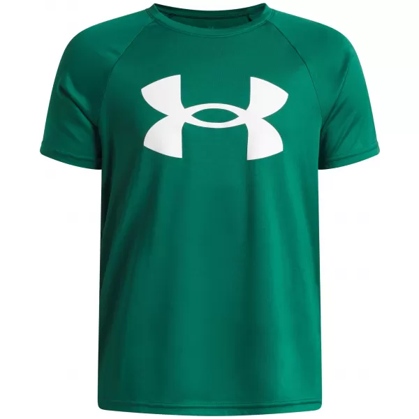  Chlapecké triko UNDER ARMOUR UA TECH BIG LOGO SS 1363283-312 ZELENÁ 