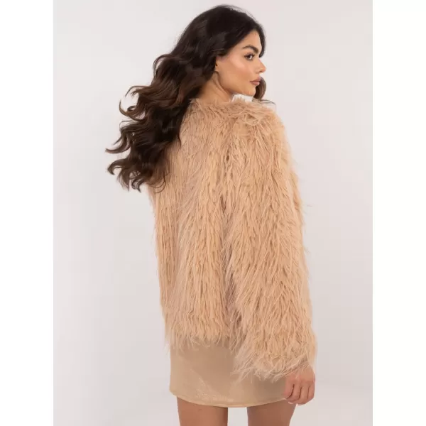  Dámská bunda WOOL FASHION ITALIA AT-KR-2359.96P CAMEL 