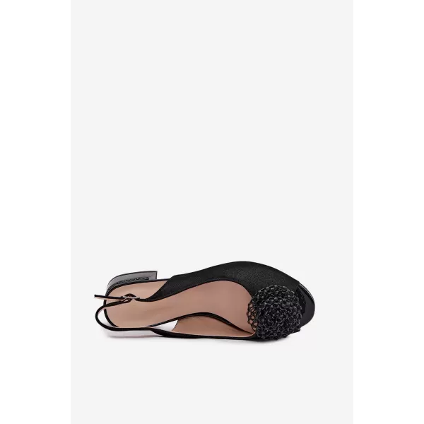  Dámské sandály D&A CR61-3030 BLACK 