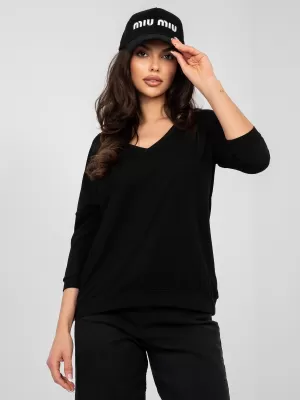 Dámské triko RUE PARIS RV-BZ-A1192.71 BLACK