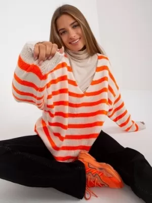 Dámský svetr OCH BELLA TW-SW-BI-M59.25 ORANGE