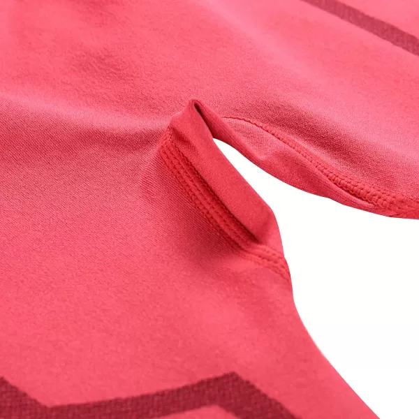  Dětské termo kalhoty ALPINE PRO LESSO 2 RASPBERRY 