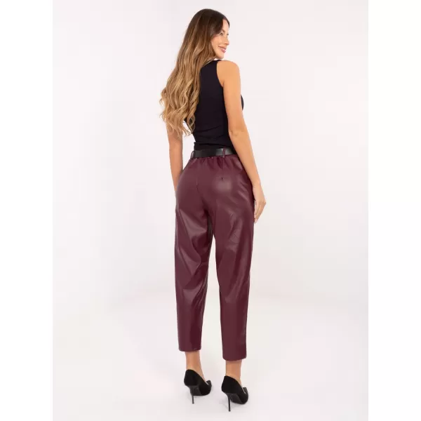  Dámské kalhoty RUE PARIS IT-SP-FL8576.06P BURGUNDY 
