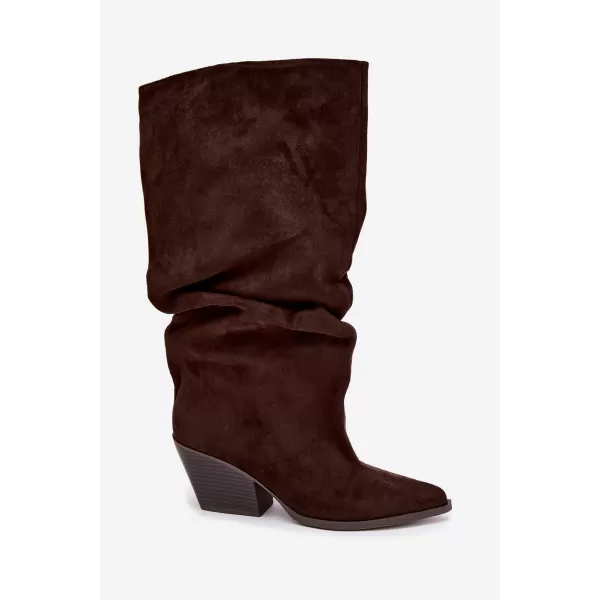  Dámské kozačky BOTO 2580A-1 BROWN 
