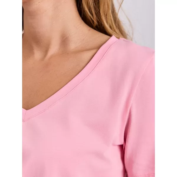  Dámské tričko RUE PARIS RV-TS-A1095.33 BRIGHT PINK 