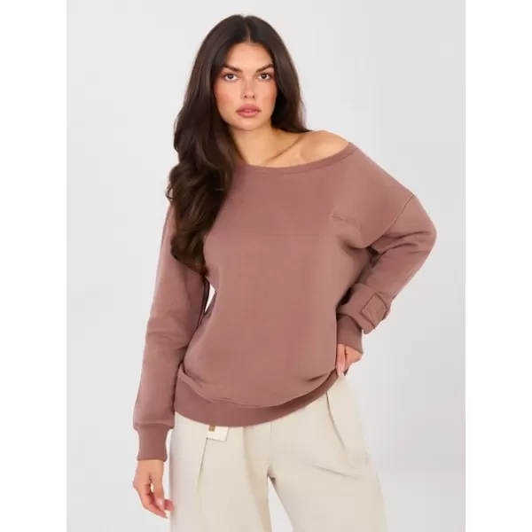  Dámská mikina FACTORY PRICE NS-BL-NS2567.03 BROWN 