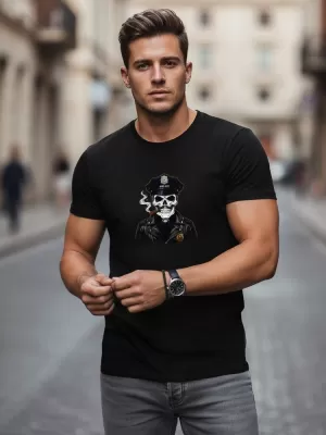 Pánské triko DSTREET ČERNÁ