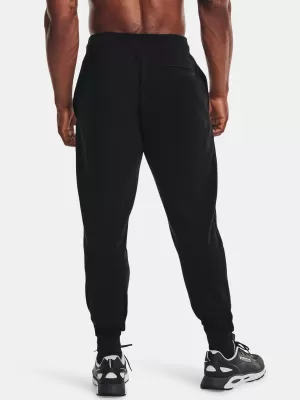 Pánské tepláky UNDER ARMOUR UA RIVAL FLEECE GEO JOGGER 1366437-001 ČERNÁ