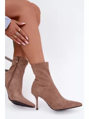Dámské kotníkové boty BOTO MM-42 BEIGE