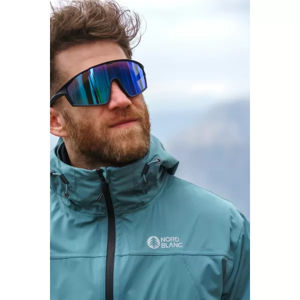  Pánská nepromokavá softshellová bunda NORDBLANC EXPEDITIOUS NBSSM8323 ZELENÁ 