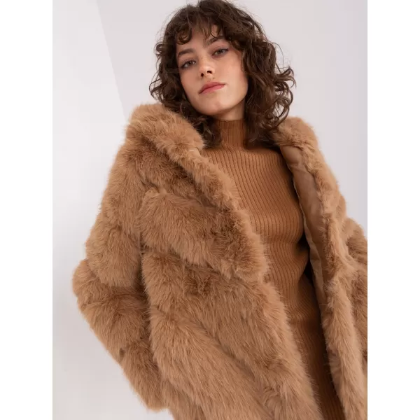  Dámská bunda WOOL FASHION ITALIA AT-KR-2386.00P CAMEL 