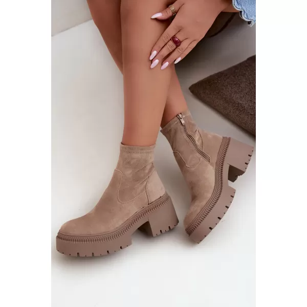  Dámské boty BOTO 9670A-1 KHAKI 