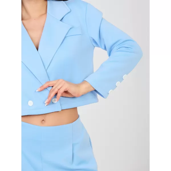  Dámský komplet RUE PARIS IT-KMPL-22255.20 LIGHT BLUE 