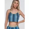 Dámská blůza OMBRE OW-TS-E0068 BLUE