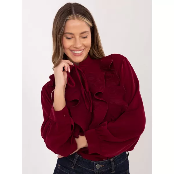  Dámská košile FACTORY PRICE IT-KS-29033.87 BURGUNDY 
