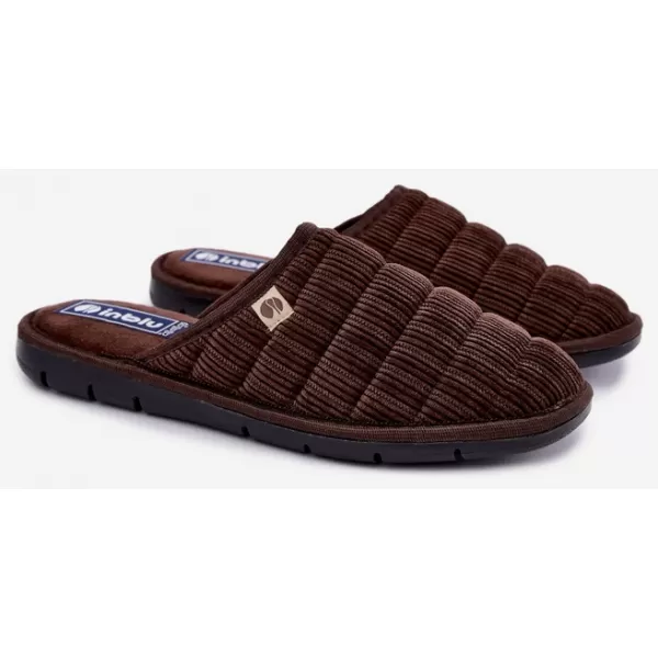  Pánské bačkory INBLU 91000034 BROWN 