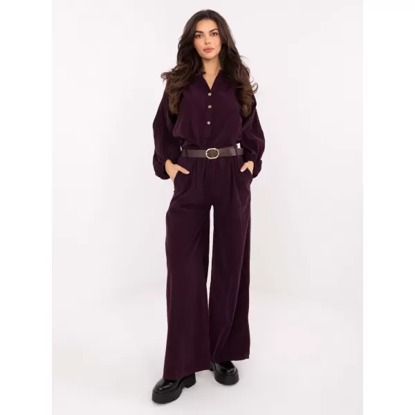  Dámské kalhoty ITALY MODA IT-SP-25782.73 DARK PURPLE 