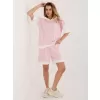 Dámský komplet RUE PARIS RV-KMPL-A1309.74 WHITE/PINK