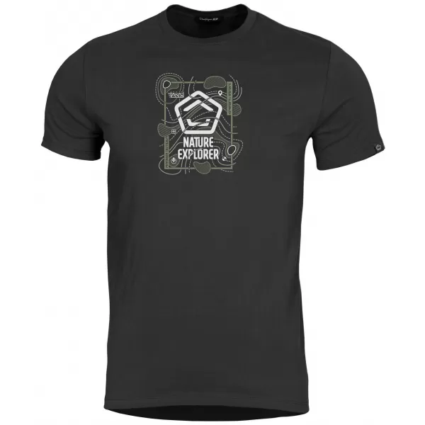  Pánské triko PENTAGON AGERON NATURE EXPLORER K09012-NE BLACK 