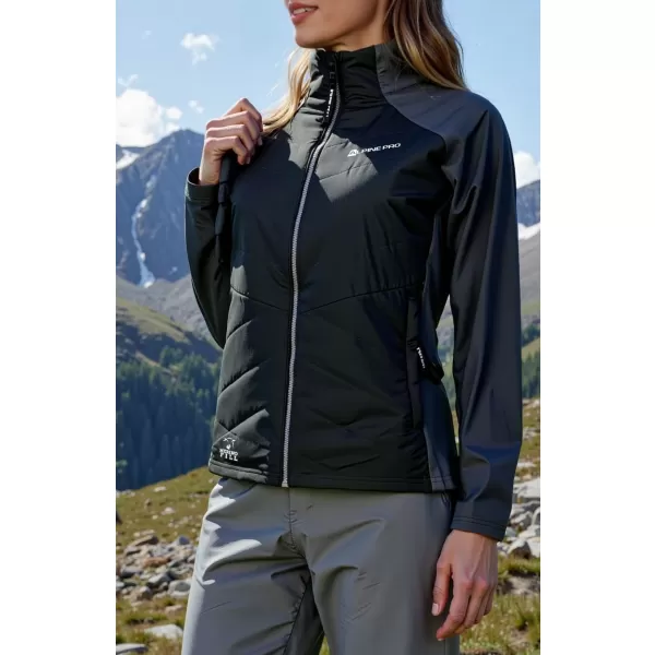  Dámská mikina ALPINE PRO JORWA 2 BLACK 