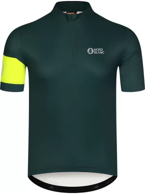 Pánský cyklo dres NORDBLANC CAMEL NBSMF8079 TMAVĚ ZELENÁ