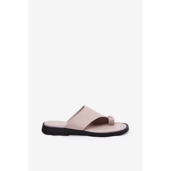  Dámské žabky VINCEZA 62307 BEIGE 