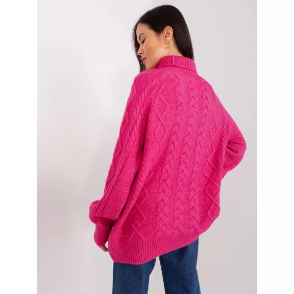  Dámský svetr WOOL FASHION ITALIA AT-SW-2355-2.30X FUCHSIA 