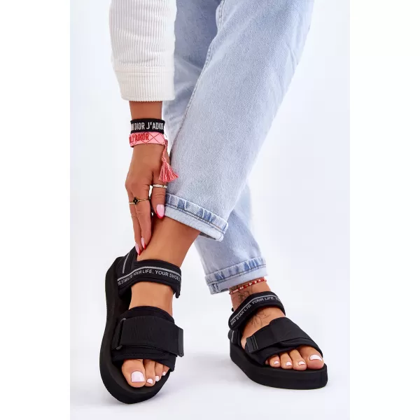  Dámské sandály BIG STAR SHOES LL274784 BLACK 