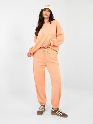 Dámská tepláková souprava ITALY MODA IT-KMPL-9781.15 BRIGHT ORANGE
