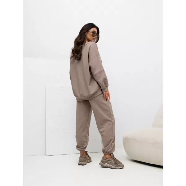  Dámský komplet RUE PARIS RV-KMPL-A1279.85 DARK BEIGE 