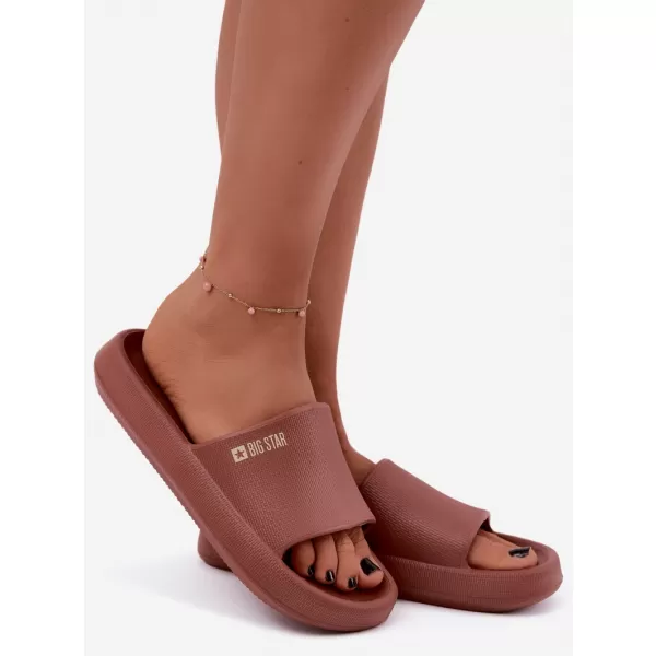  Dámské pantofle BIG STAR SHOES UU274088 SHADES OF RED 