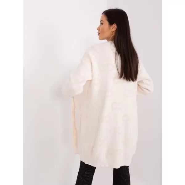  Dámský svetr WOOL FASHION ITALIA AT-SW-23401-A.39 LIGHT BEIGE 