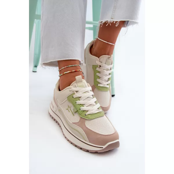  Dámské tenisky BIG STAR SHOES NN274A091 BEIGE 