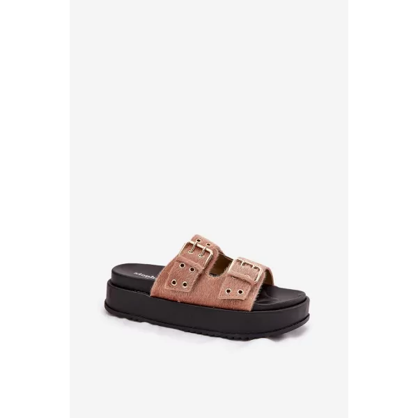  Dámské pantofle BOTO SS-175 PINK 