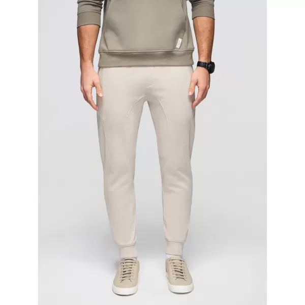  Pánské tepláky OMBRE OM-PABS-0305 LIGHT BEIGE 