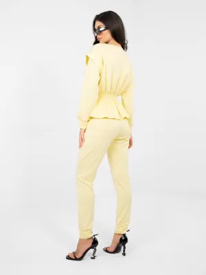 Dámský komplet RUE PARIS IT-KMPL-22239.95 BRIGHT YELLOW